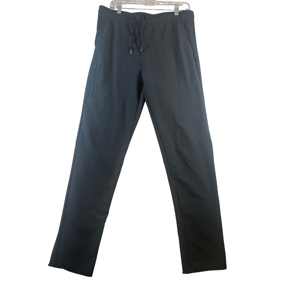 London Fog Supply Other - London Fog Supply Mens Black Athletic Drawstring Pants Zipper Pocket Size Medium